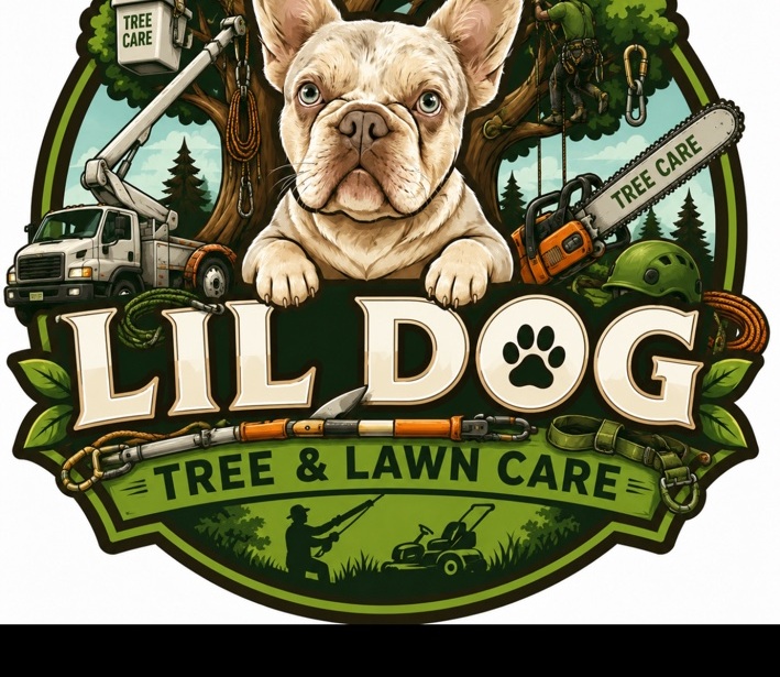 Lil Dog Tree and Lawn Care logo